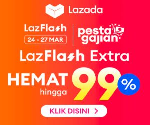 Lazada Flash Sale hemat 99%